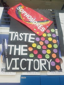 Sophomores Skittles: Taste the Victory Poster