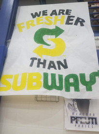 Freshman:  Fresher than Subway Poster